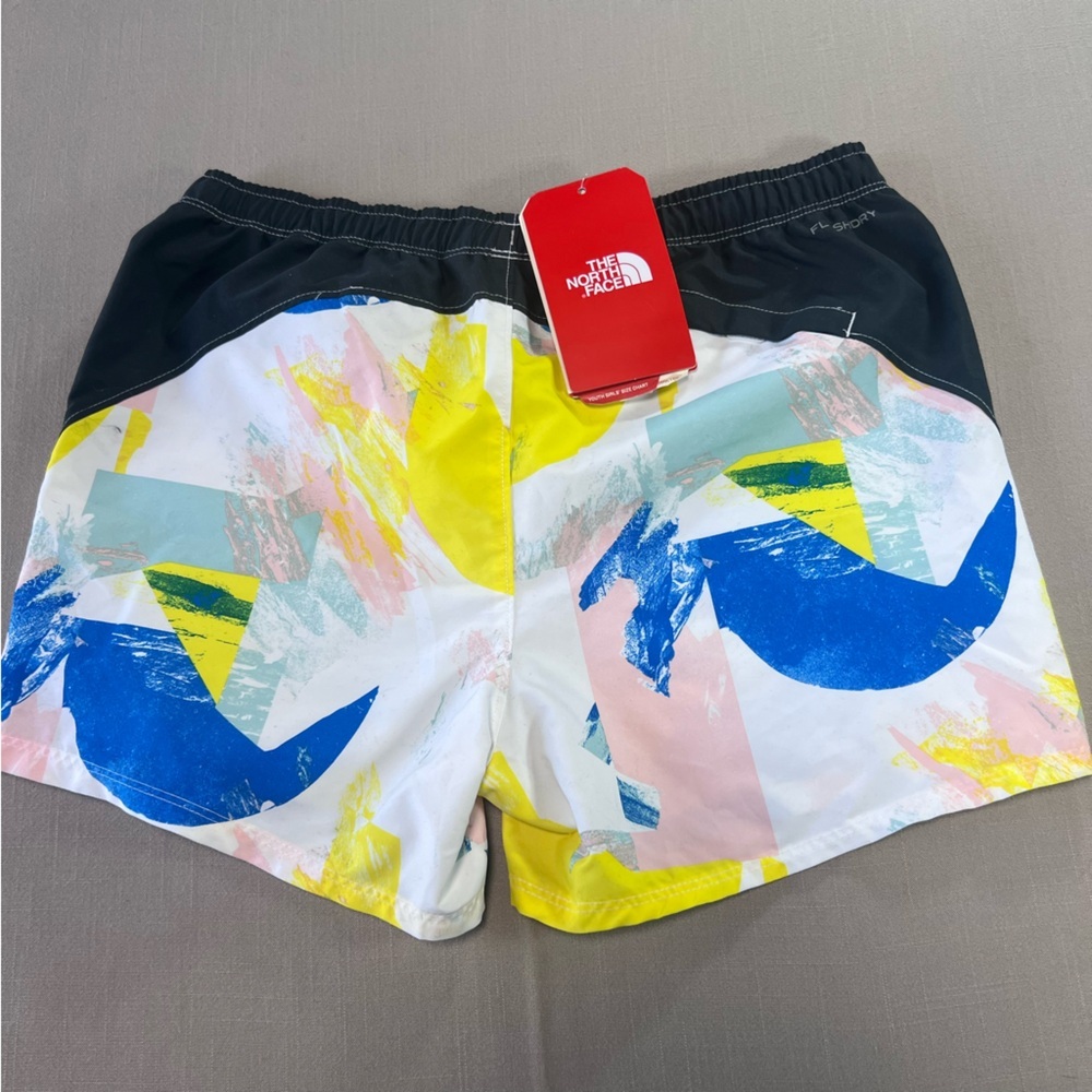 The North Face Girls Youth Swim Shorts Abstract Print NWT Size L - Picture 8 of 10